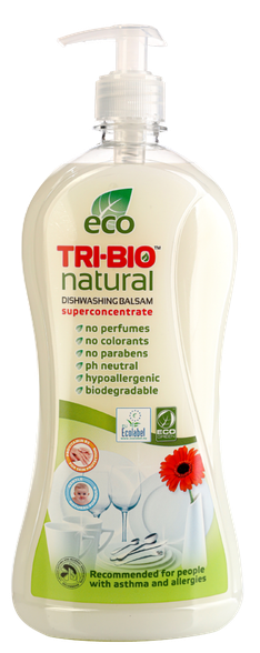 TRI-BIO Natural Balm indų ploviklis, 840 ml