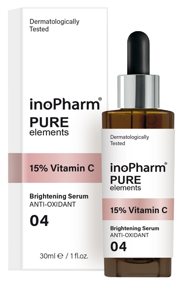 INOPHARM 15% Vitamin C serumas, 30 ml