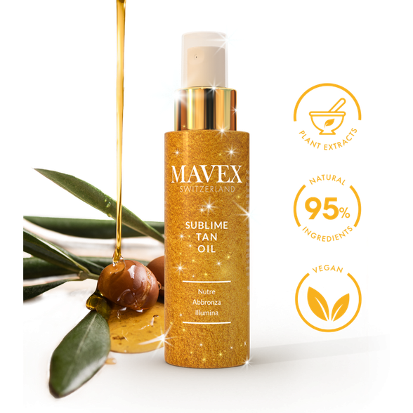 MAVEX Sublime Tan kūno aliejus, 100 ml