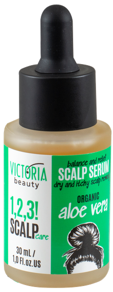 VICTORIA BEAUTY 1,2,3! Scalp Care!  for Dry Scalp plaukų serumas, 30 ml