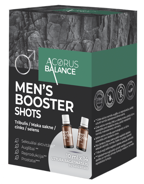 ACORUS BALANCE Booster Shots 10 ml buteliai, 14 vnt.