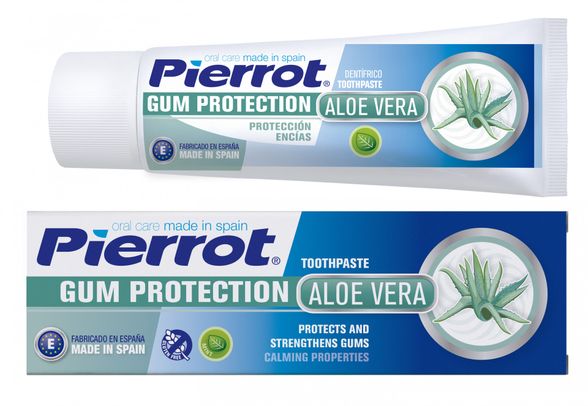 PIERROT Gum Protection Aloe Vera dantų pasta, 75 ml