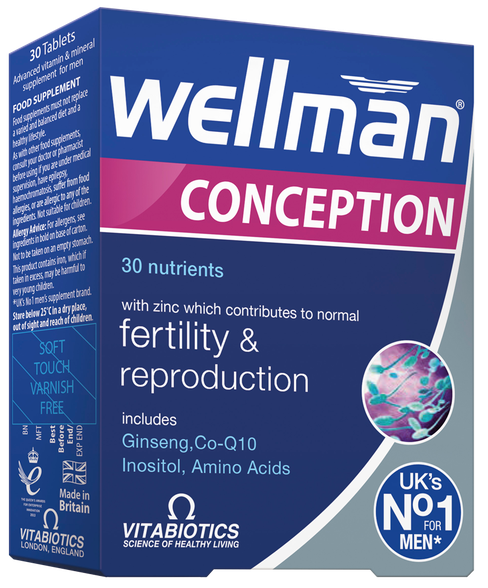 WELLMAN   Conception tabletės, 30 vnt.