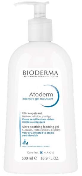 BIODERMA Atoderm Intensive Gel valomosios putos, 500 ml