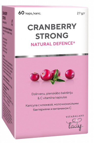 VITABALANS Cranberry Strong kapsulės, 60 vnt.