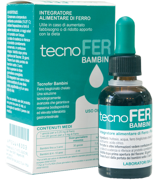 TECNOFER   lašai, 30 ml