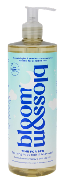 BLOOM & BLOSSOM Time for Bed Baby šampūnas ir kūno prausiklis, 500 ml