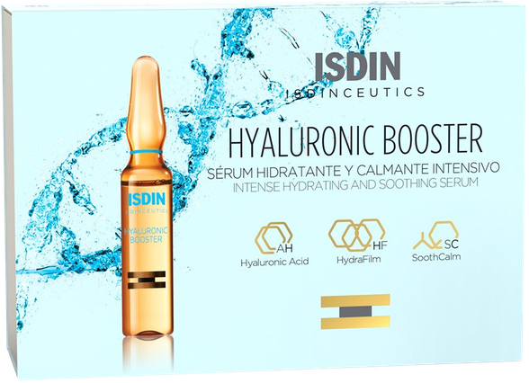 ISDIN Isdinceutics Hyaluronic Booster ampulės, 10 vnt.