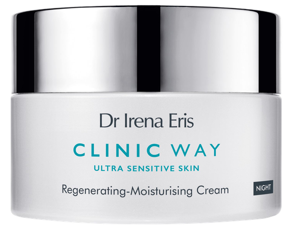 CLINIC WAY  Regenerating-Moisturising naktinis veido kremas, 50 ml