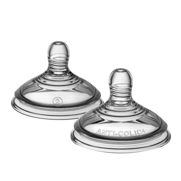 TOMMEE TIPPEE TOMMEE TIPPEE žindukai vidutinės srovės ANTI-COLIC čiulptukas, 2 vnt.