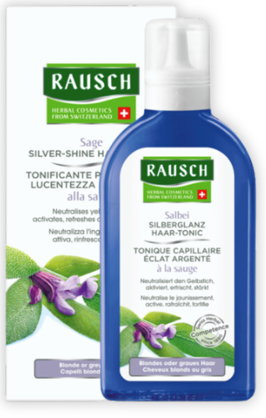 RAUSCH Sage Silver-Shine Hair tonikas, 200 ml