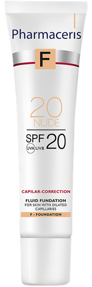 PHARMACERIS F Capilar-Correction 20 Nude SPF 20 skystis, 30 ml