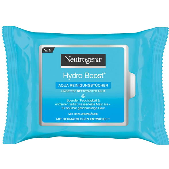 NEUTROGENA Hydro Boost drėgnos servetėlės, 25 vnt.