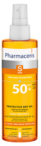 PHARMACERIS SUN SPF 50+ apsauginis kremas nuo saulės, 200 ml