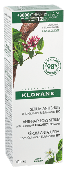 KLORANE su chinino ekstraktu plaukų serumas, 100 ml