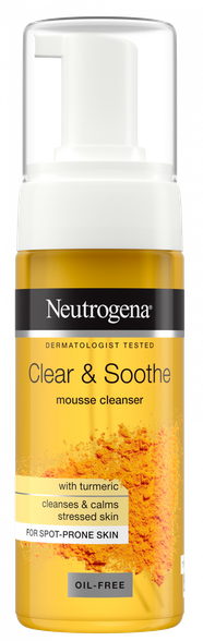 NEUTROGENA Clear&Soothe valomosios putos, 150 ml