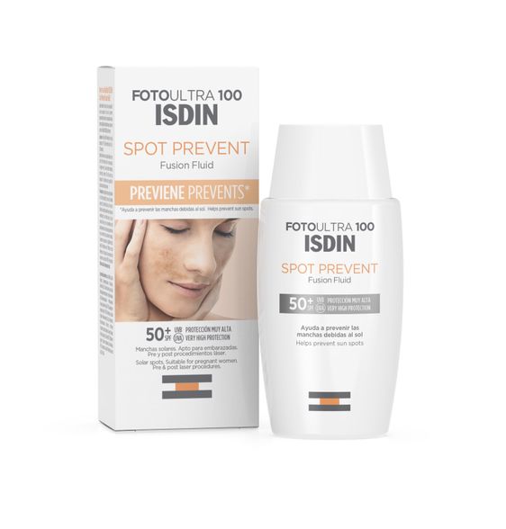 ISDIN FotoUltra100 Spot Prevent SPF 50+ apsauginis kremas nuo saulės, 50 ml