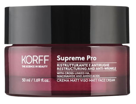 KORFF Supreme Pro Matt veido kremas, 50 ml