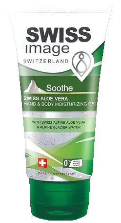 SWISS IMAGE Soothe Swiss Aloe Vera Hand & Body gelis, 75 ml