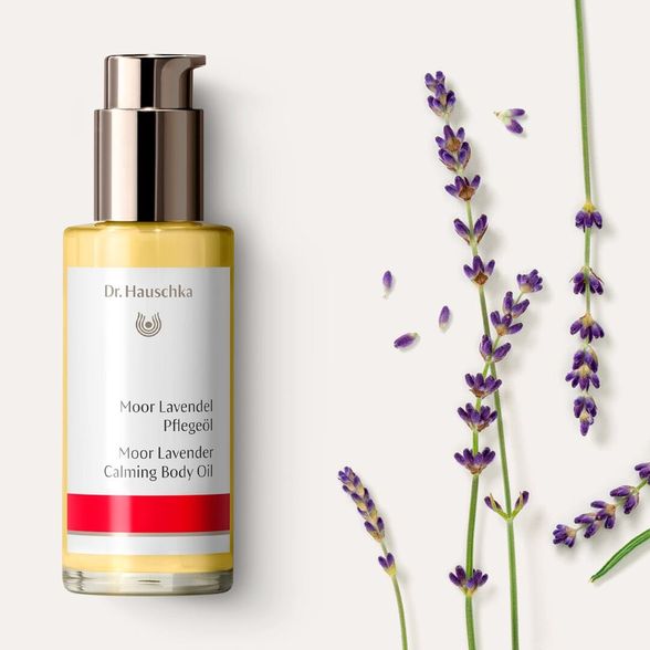 DR. HAUSCHKA Moor Lavender Calming kūno aliejus, 75 ml