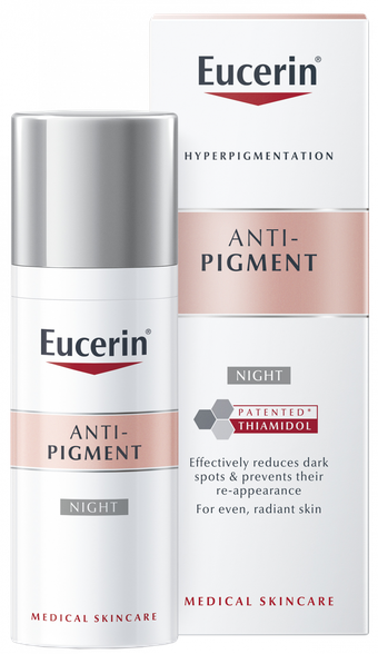 EUCERIN Anti-Pigment naktinis  veido kremas, 50 ml