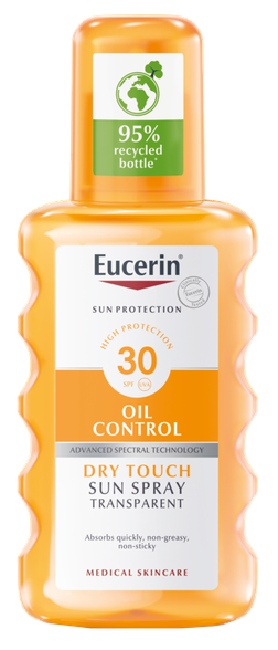 EUCERIN Sun Oil Control SPF 30 nuo saulės apsauginis kremas nuo saulės, 200 ml