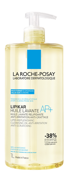 LA ROCHE-POSAY Lipikar Huile Lavante AP + dušo aliejus, 1000 ml