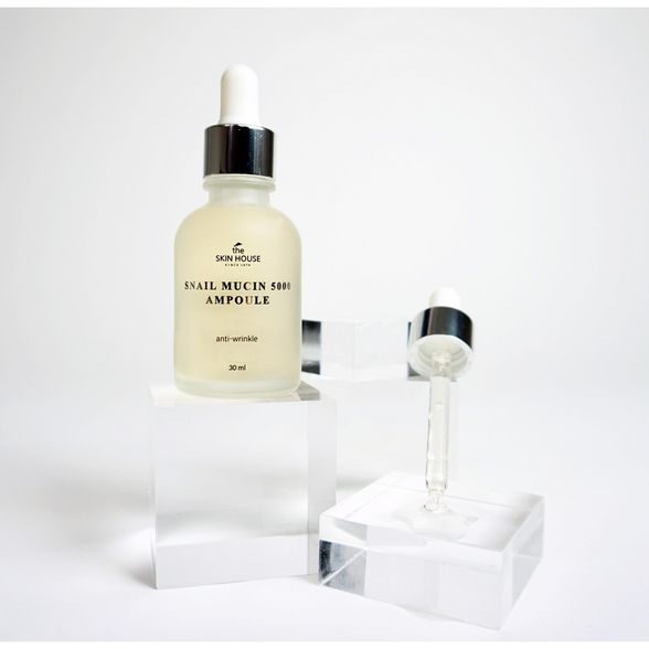 THE SKIN HOUSE Snail Mucin 5000 Ampoule serumas, 30 ml