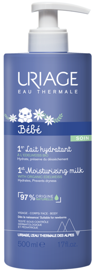 URIAGE Bebe 1St Moisturizing kūno pienelis, 500 ml