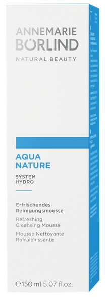 ANNEMARIE BORLIND Aquanature gaivinančios valomosios putos, 150 ml