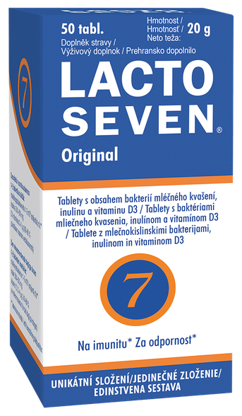 LACTO SEVEN Original tabletės, 50 vnt.