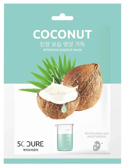 5C CURE Coconut veido kaukė, 1 vnt.