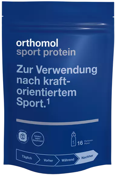 ORTHOMOL Sport Protein (640 g) milteliai, 16 vnt.