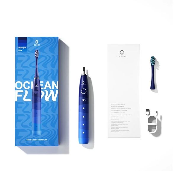 OCLEAN Electric Flow Blue elektrinis dantų šepetėlis, 1 vnt.