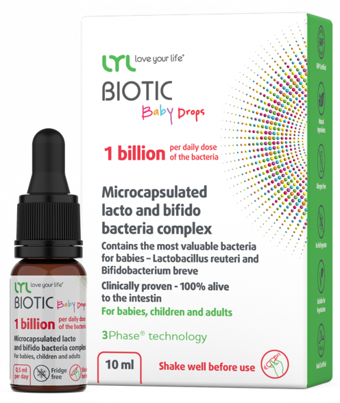 LYL BIOTIC Baby Drops, lašai, 10 ml