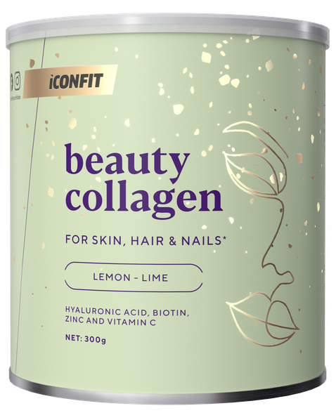 ICONFIT Beauty Collagen - Lemon-Lime milteliai, 300 g