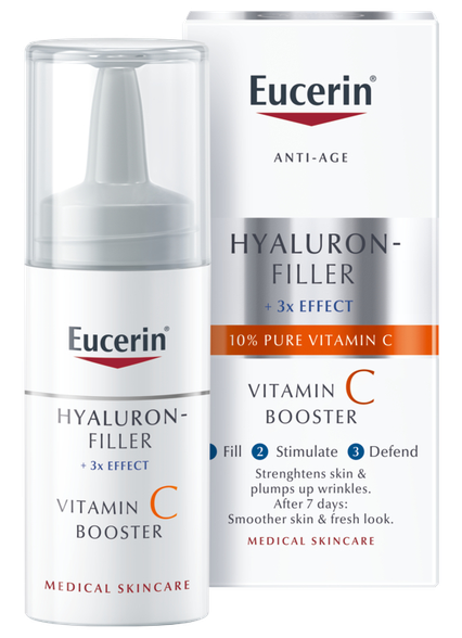 EUCERIN Hyaluron-Filler vitamino C serumas, 8 ml