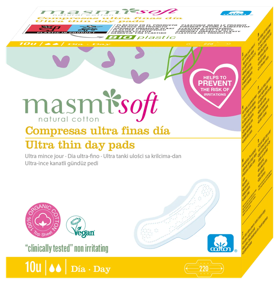 MASMI Soft Ultrathin Day higieniniai paketai, 10 vnt.