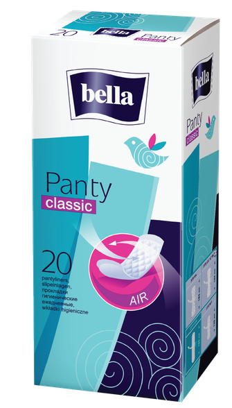 BELLA Panty Classic įklotai, 20 vnt.