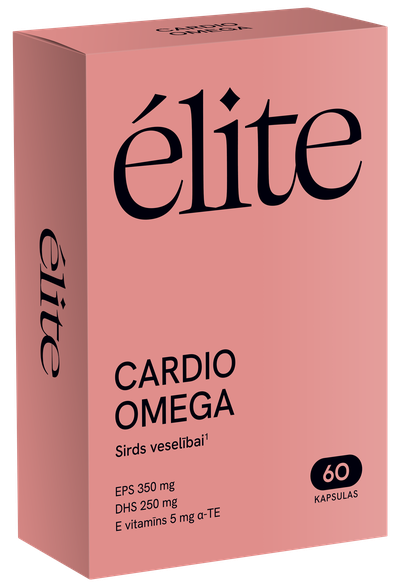 ELITE Cardio Omega kapsulės, 60 vnt.