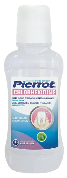 PIERROT Chlorhexidine burnos skalavimo skystis, 250 ml