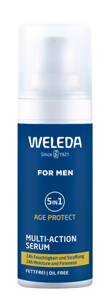 WELEDA For Men 5in1 Age Protect serumas, 30 ml