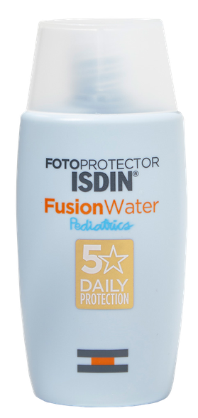 ISDIN Fotoprotector Pediatrics SPF 50 Fusion Water apsauginis kremas nuo saulės, 50 ml