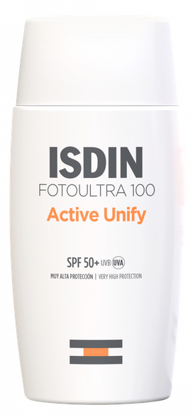 ISDIN FotoUltra100 Active Unify SPF50+ apsauginis kremas nuo saulės, 50 ml