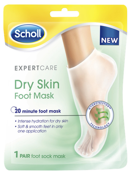 SCHOLL Dry Skin pėdų kaukė, 1 pora