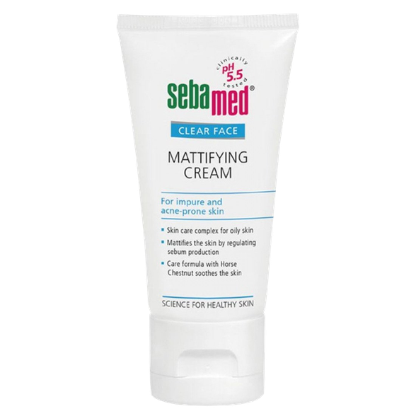 SEBAMED Clear Face Mattifying veido kremas, 50 ml