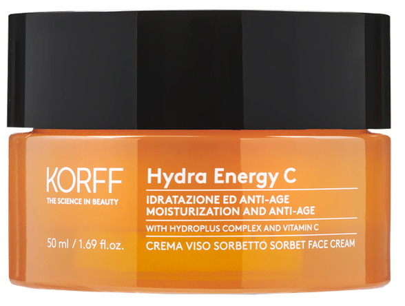 KORFF Hydra Energy C KORFF drėkinamasis ir stangrinamasis su vitaminu C veido kremas, 50 ml