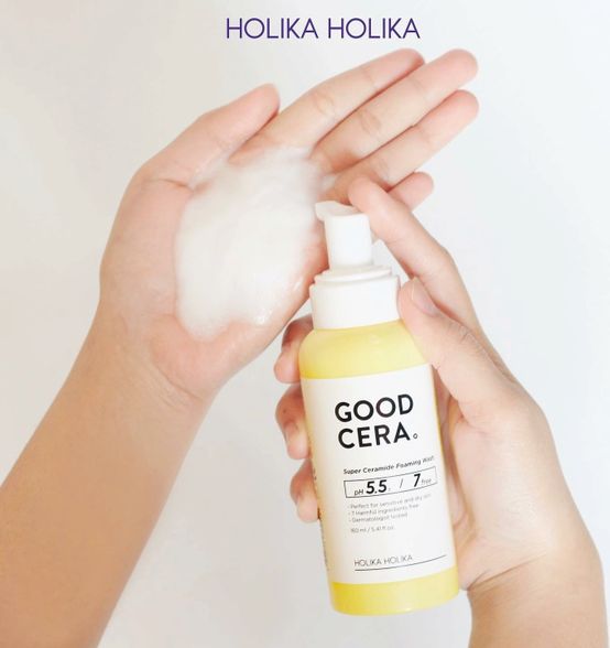 HOLIKA HOLIKA Good Cera Super Ceramide valomosios putos, 160 ml