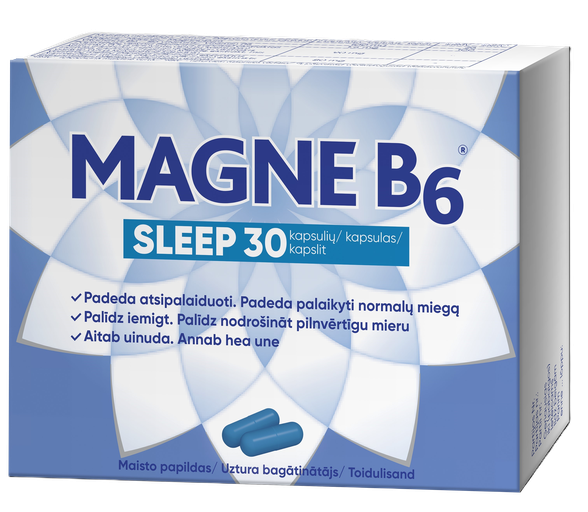 MAGNE B6 Sleep (Magnis) kapsulės, 30 vnt.