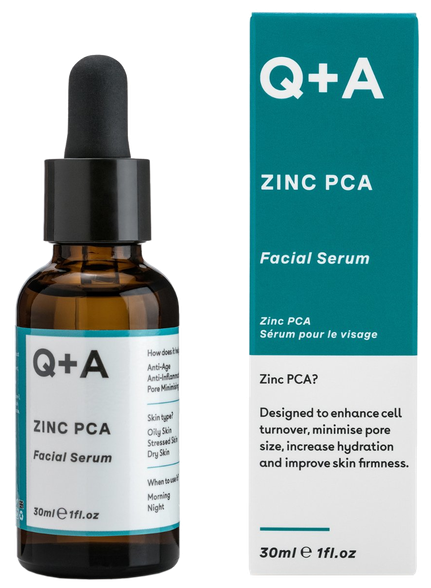 Q+A Zinc PCA veido serumas, 30 ml